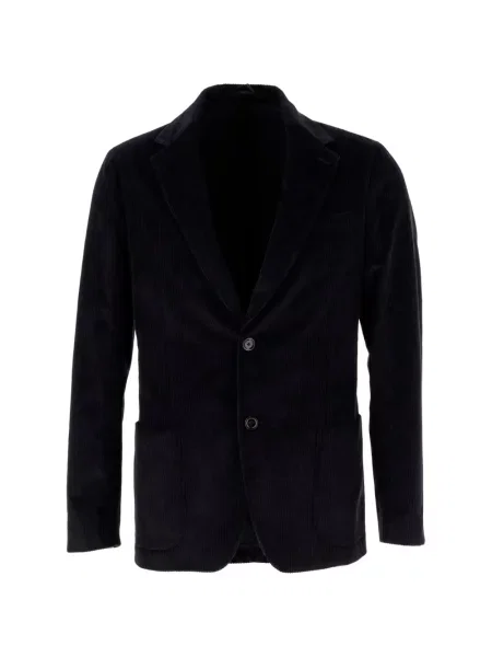 Sacou Lardini de catifea cord albastru