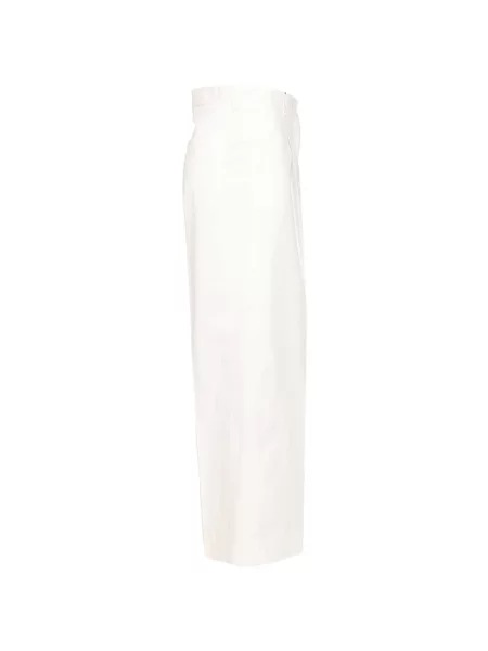 Pantaloni Weekend Max Mara alb