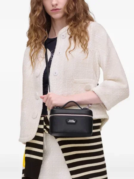 Δερμάτινος κορμάκι Marc Jacobs μαύρο