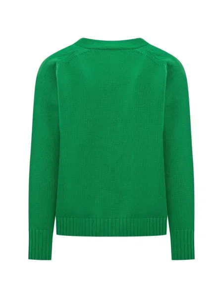 Cardigan Studio Nicholson cu decolteu în V verde