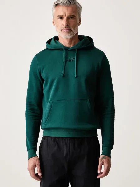 Geacă Puma cu glugă verde