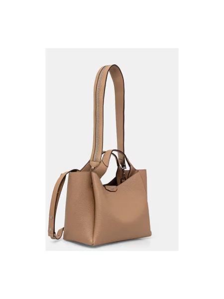DKNY torebka crossbody z imitacji skóry beżowa