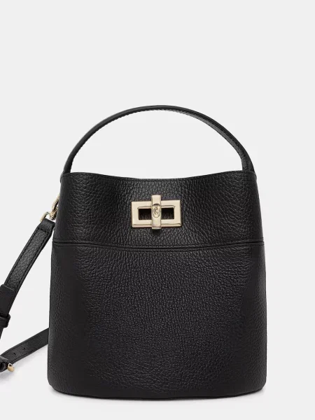 Furla vrećica torbica za žene kožna Amelia Mini Bucket Bag crna