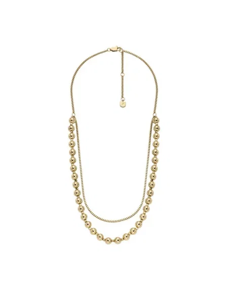 Fossil Колие All Stacked Up златист