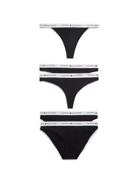 Chiloți multipac Tommy Hilfiger negru