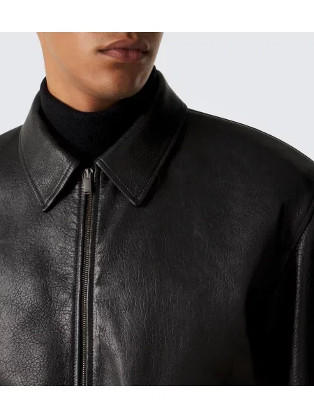 Geanta de piele Saint Laurent negru
