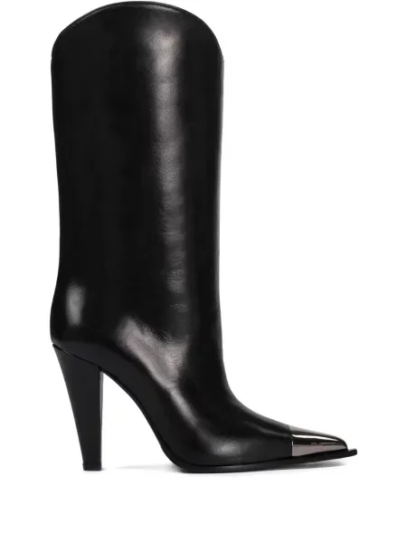 Botine Le Silla din piele negru