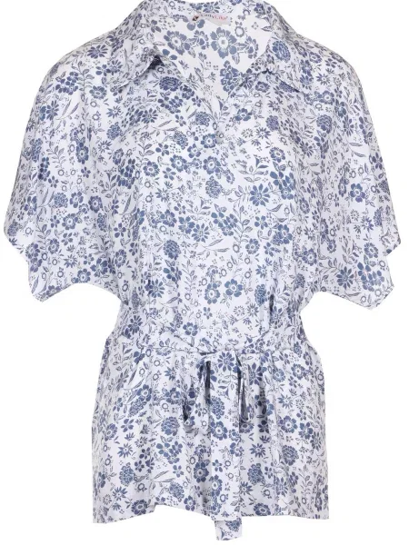 Блуза LadyLike текстиль синій