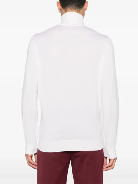 Lung pulover Zegna alb