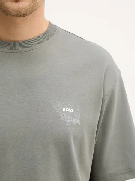 Футболка BOSS Orange Te_Citylights помаранчева