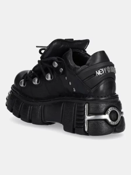 Kožené tenisky New Rock černé