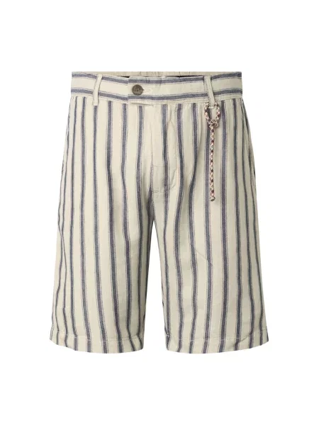 INDICODE JEANS Chino kalhoty Monet režná / námořnická modř