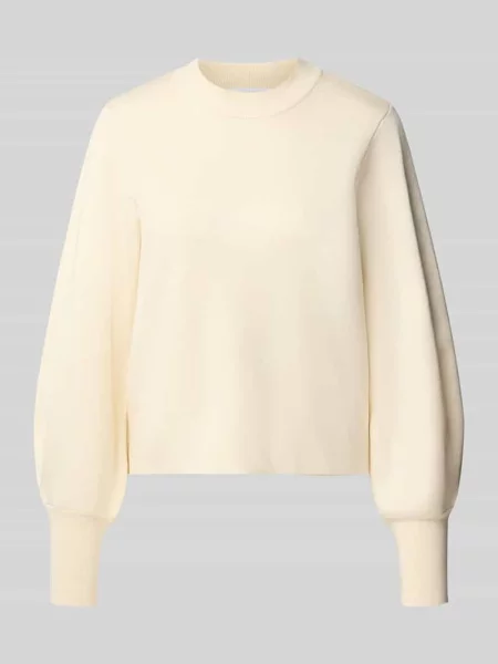 Sweter o kroju regular fit z bufiastymi rękawami od Jake*s Collection
