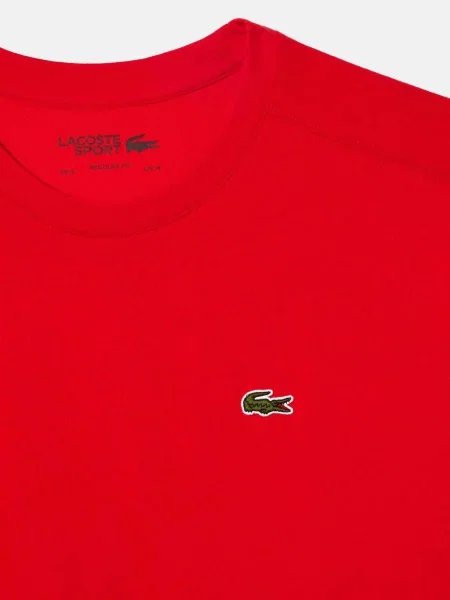 Футболка Lacoste без косточек красная