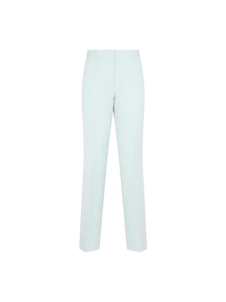 Spodnie Jil Sander wełniane niebieskie