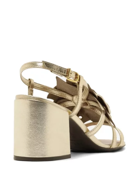 Sandale Arezzo cu model floral cu aplicații