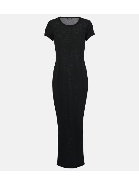 Rochie maxi Wardrobe.nyc de costum negru
