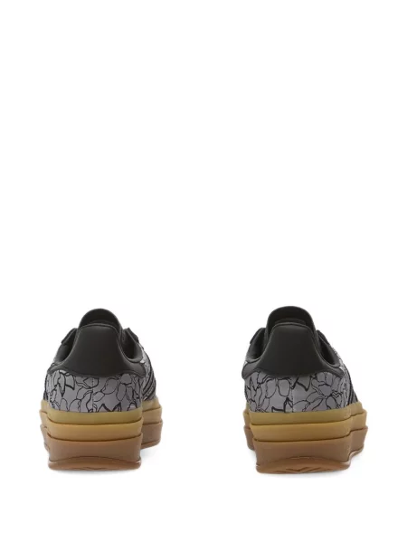 Sneakerși Adidas Superstar cu imagine cu model floral roșu