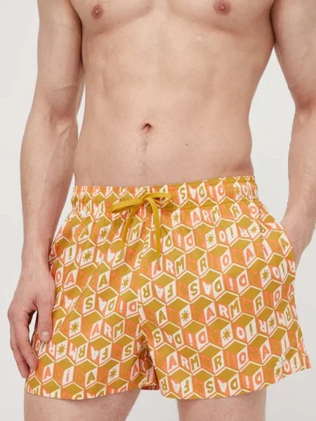 Плувни шорти adidas FARM x Rio оранжево