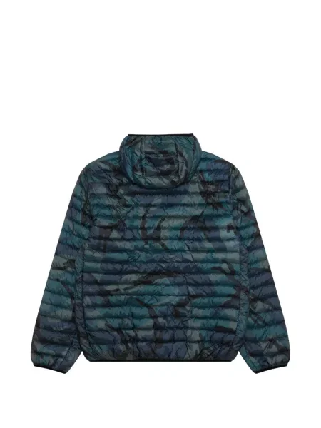 Камуфлажно яке Aape By *a Bathing Ape® с качулка с принт синьо