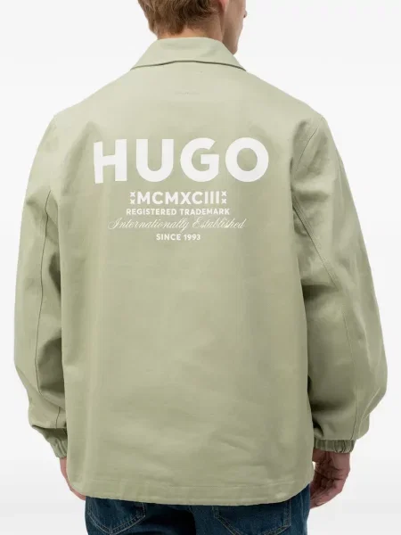 Geacă Hugo din țesătură twill cu autograf