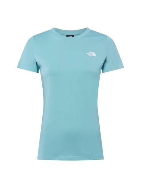 The North Face Koszulka Simple Dome Slim Kobiety jednolity S niebieski