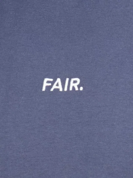 Tricou Fair cu broderie albastru