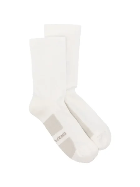 Șosete Rick Owens cu imagine alb