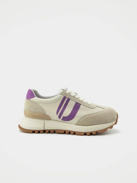 Кожаные кроссовки Urban Trace бежевые