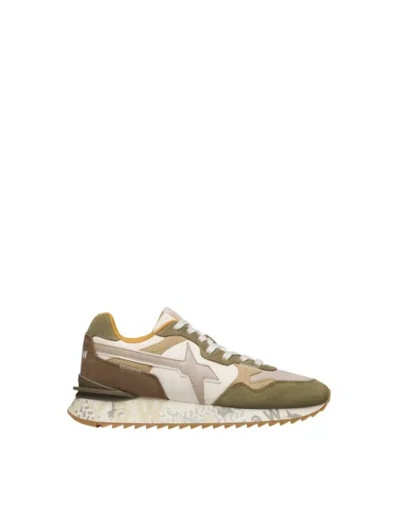 Sneakersy W6yz zamszowe zielone