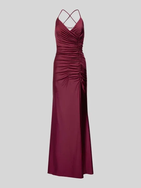 Sukienka wieczorowa w stylu kopertowym Mascara