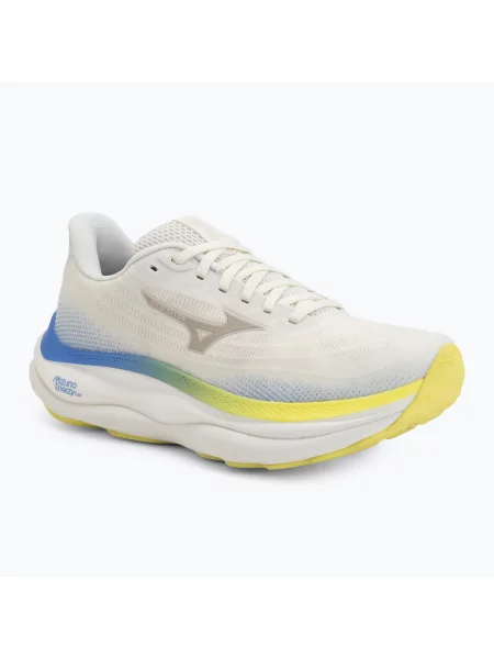 Дамски обувки за бягане Mizuno Wave Sky 9 snow white/silver birch/ultramarine бяло