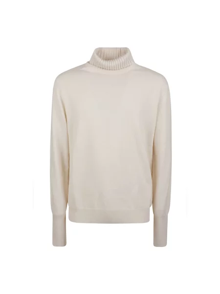 Sweter z golfem Ballantyne biały