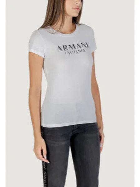 Armani Exchange Póló Slim Fit fehér