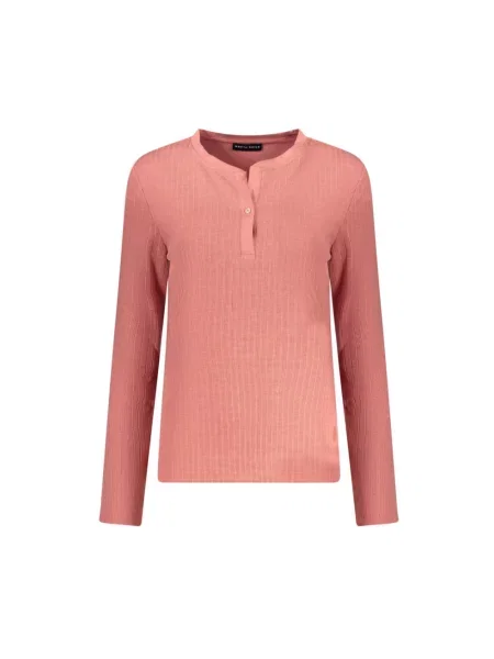 Dzianinowy sweter North Sails różowy