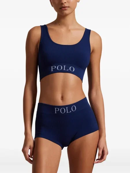 Șosete Polo Ralph Lauren cu 5 buzunare cu broderie tricotate albastru