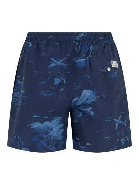 Kąpielówki Polo Ralph Lauren niebieskie