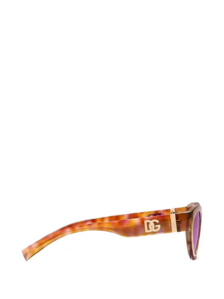 Sunčane naočale Dolce & Gabbana Eyewear s autogramom narančasta