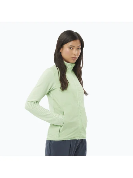 Jachetă de trekking pentru femei Salomon Sntial Lightwarm Hybrid spumă de mare