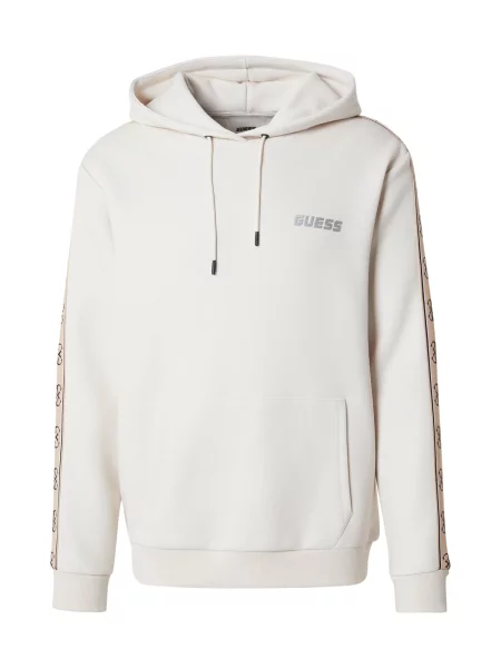 GUESS Hanorac sport MICKEY bej / gri piatră negru