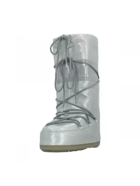 Čizme za snijeg Moon Boot Icon Glitter Srebrna