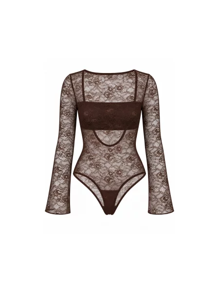 Hzl the label Tricou body maro