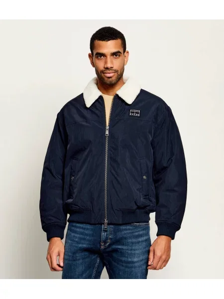 Tommy Jeans Geacă | Relaxed fit | shearling
