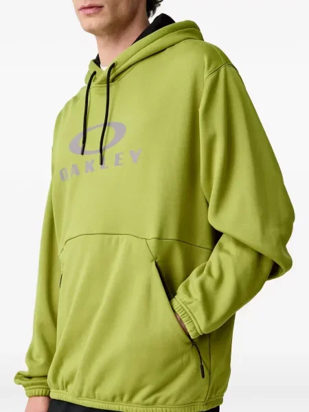 Hanorac cu glugă Oakley cu imagine cu cordon verde