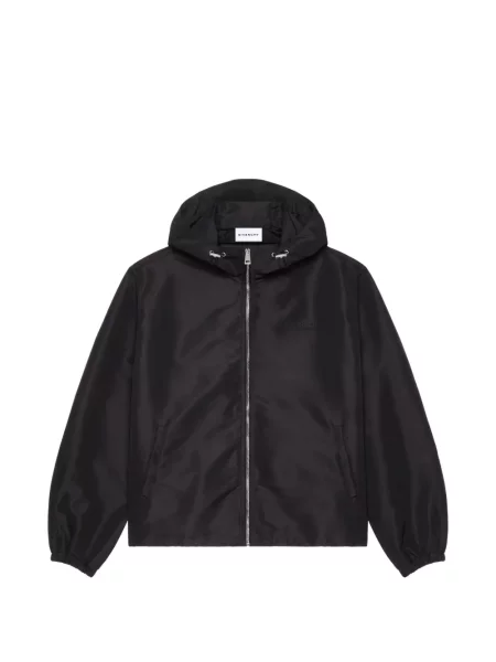 Geacă de vânt Givenchy cu broderie negru