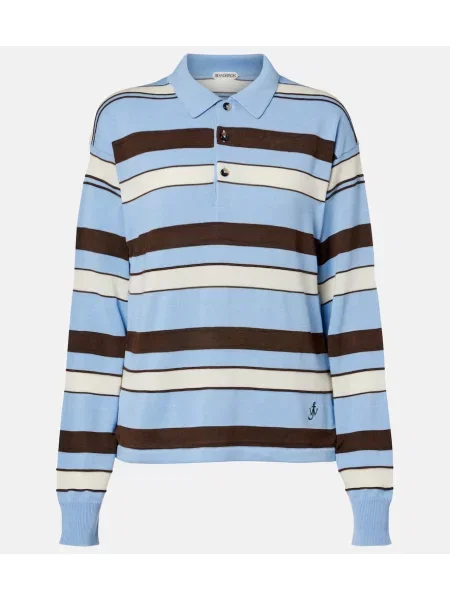 Polo Jw Anderson cu dungi albastru