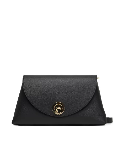 Kožená taška Coccinelle černá