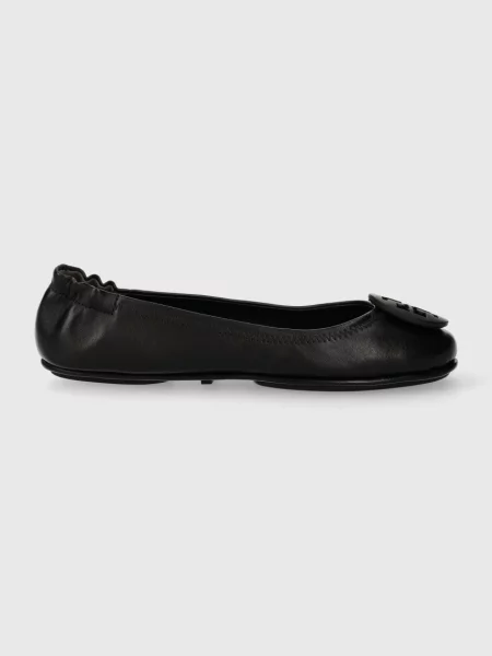 Balerini Tory Burch din piele negru