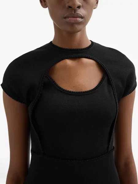 Rochie Jil Sander tricotate de costum negru