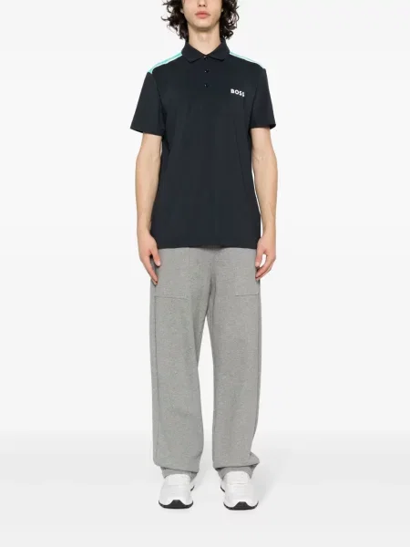 Polo Boss με σχέδιο μπλε